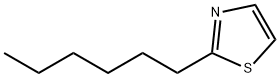 Thiazole, 2-hexyl- Structure