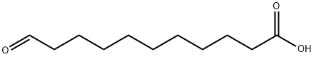 Undecanoic acid, 11-oxo- Structure