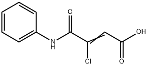 2-Butenoic acid, 3-chloro-4-oxo-4-(phenylamino)- 구조식 이미지