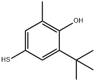 Phenol, 2-(1,1-dimethylethyl)-4-mercapto-6-methyl- Structure