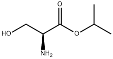 L-Serine, 1-methylethyl ester Structure