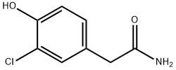 Benzeneacetamide, 3-chloro-4-hydroxy- 구조식 이미지