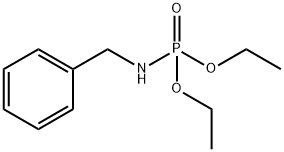 Phosphoramidic acid, N-(phenylmethyl)-, diethyl ester 구조식 이미지