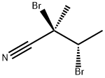 Butanenitrile, 2,3-dibromo-2-methyl-, (R*,S*)- (9CI) Structure