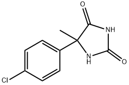 2,4-Imidazolidinedione, 5-(4-chlorophenyl)-5-methyl- Structure