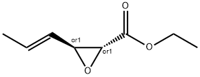 Oxiranecarboxylic acid, 3-(1E)-1-propenyl-, ethyl ester, (2R,3S)-rel- (9CI) Structure