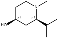 4-Piperidinol, 1-methyl-2-(1-methylethyl)-, (2R,4S)-rel- (9CI) Structure