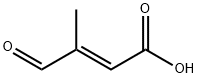 2-Butenoic acid, 3-methyl-4-oxo-, (2E)- 구조식 이미지