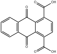 9,10-dioxo-9,10-dihydro-1,4-anthracenedicarboxylic acid Structure