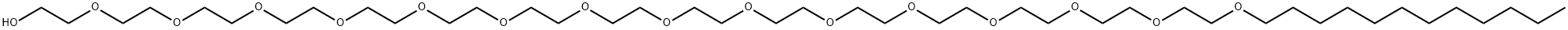 3,6,9,12,15,18,21,24,27,30,33,36,39,42,45-Pentadecaoxaheptapentacontan-1-ol Structure