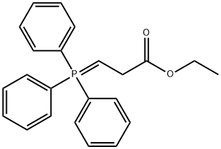Propanoic acid, 3-(triphenylphosphoranylidene)-, ethyl ester 구조식 이미지