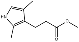 1H-Pyrrole-3-propanoic acid, 2,4-dimethyl-, methyl ester Structure