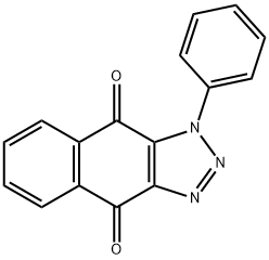 1H-Naphtho[2,3-d]triazole-4,9-dione, 1-phenyl- Structure