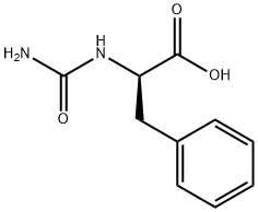 D-Phenylalanine, N-(aminocarbonyl)- Structure