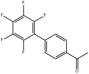 Ethanone, 1-(2',3',4',5',6'-pentafluoro[1,1'-biphenyl]-4-yl)- Structure