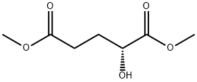 Pentanedioic acid, 2-hydroxy-, 1,5-dimethyl ester, (2R)- 구조식 이미지