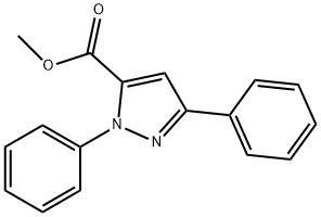 1H-Pyrazole-5-carboxylic acid, 1,3-diphenyl-, methyl ester Structure