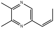 Pyrazine, 2,3-dimethyl-5-(1Z)-1-propen-1-yl- 구조식 이미지