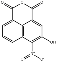 1H,3H-Naphtho[1,8-cd]pyran-1,3-dione, 5-hydroxy-6-nitro- Structure