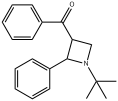 1-tert-Butyl-2β-phenyl-3β-azetidinylphenyl ketone Structure