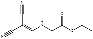 Glycine, N-(2,2-dicyanoethenyl)-, ethyl ester Structure