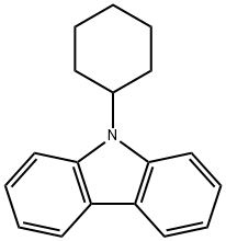 9H-Carbazole, 9-cyclohexyl- Structure