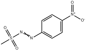 Diazene, 1-(methylsulfonyl)-2-(4-nitrophenyl)- Structure