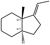 1H-Indene, 1-ethylideneoctahydro-7a-methyl-, (1E,3aR,7aS)-rel- Structure