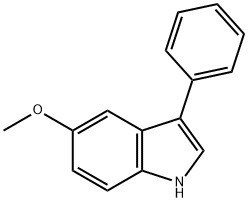 1H-Indole, 5-methoxy-3-phenyl- Structure