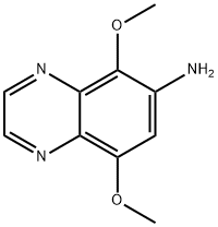 6-Quinoxalinamine, 5,8-dimethoxy- Structure