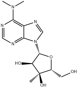 N6,N6-Dimethyl-3'-beta-C-methyl- adenosine Structure