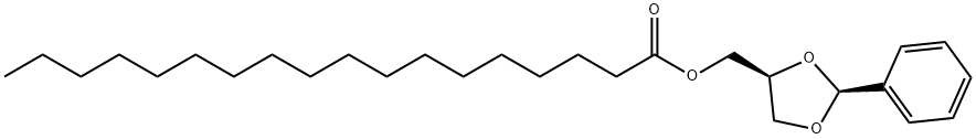 rel-스테아르산[(2S*)-2α*-페닐-1,3-디옥솔란]-4α*-일메틸에스테르 구조식 이미지