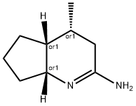 3H-Cyclopenta[b]pyridin-2-amine,4,4a,5,6,7,7a-hexahydro-4-methyl-,(4R,4aR,7aR)-rel-(9CI) Structure