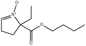 2H-Pyrrole-2-carboxylicacid,2-ethyl-3,4-dihydro-,butylester,1-oxide(9CI) Structure