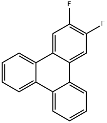 Triphenylene, 2,3-difluoro- Structure