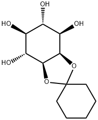 2,3-O-Cyclohexylidene-D-myo-inositol 구조식 이미지