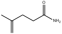 4-Methyl-4-pentenamide Structure
