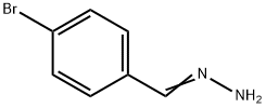 Benzaldehyde, 4-bromo-, hydrazone 구조식 이미지