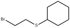 [(2-bromoethyl)sulfanyl]cyclohexane Structure