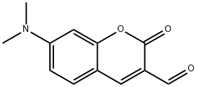 2H-1-Benzopyran-3-carboxaldehyde, 7-(dimethylamino)-2-oxo- Structure