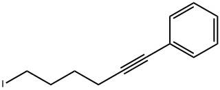 Benzene, (6-iodo-1-hexyn-1-yl)- Structure