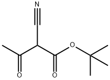 Butanoic acid, 2-cyano-3-oxo-, 1,1-dimethylethyl ester Structure