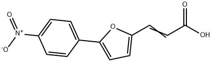 3-(5-(4-nitrophenyl)furan-2-yl)acrylic acid Structure