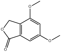 4,6-dimethoxy-1,3-dihydro-2-benzofuran-1-one 구조식 이미지