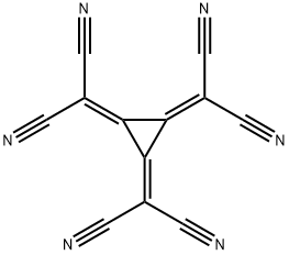 Propanedinitrile, 2,2',2''-(1,2,3-cyclopropanetriylidene)tris- Structure