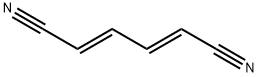 2,4-Hexadienedinitrile, (2E,4E)- Structure