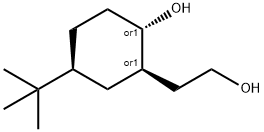 Cyclohexaneethanol, 5-(1,1-dimethylethyl)-2-hydroxy-, (1R,2S,5S)-rel- (9CI) 구조식 이미지