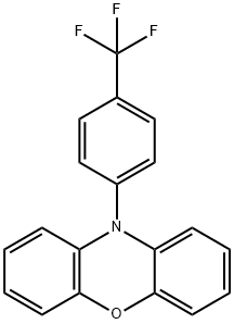 10H-Phenoxazine, 10-[4-(trifluoromethyl)phenyl]- Structure