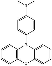 Benzenamine, N,N-dimethyl-4-(10H-phenoxazin-10-yl)- Structure