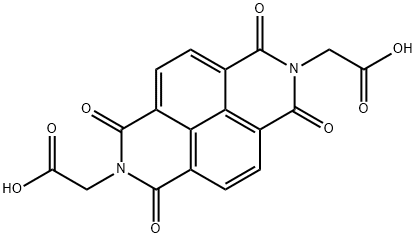 Benzo[lmn][3,8]phenanthroline-2,7-diacetic acid, 1,3,6,8-tetrahydro-1,3,6,8-tetraoxo- Structure